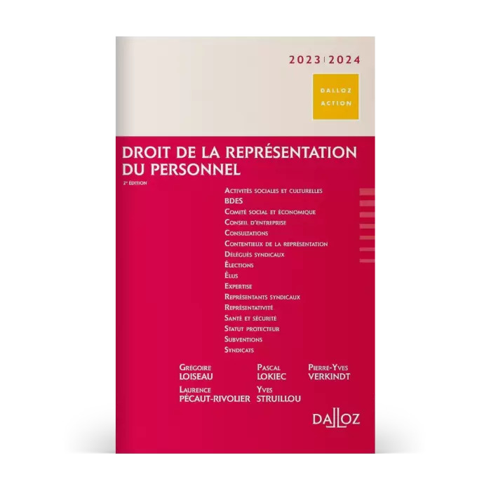 livre droit representation personnel